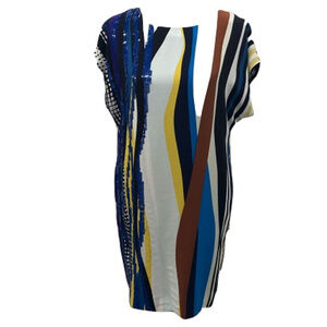 Diane Von Furstenburg Silk Shift Dress, Size P
